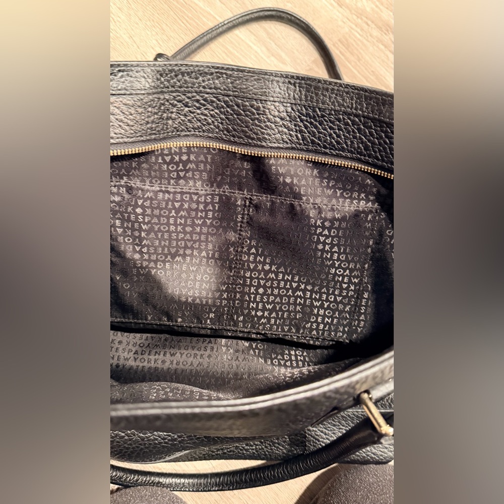Kate Spade Bay Street Harmony Black Leather Large Tote Bag - Picture 13 of 13